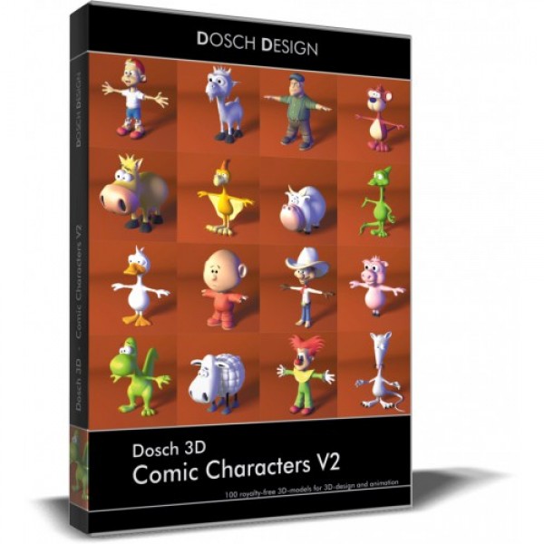 Dosch Design 3D Comic Characters V2