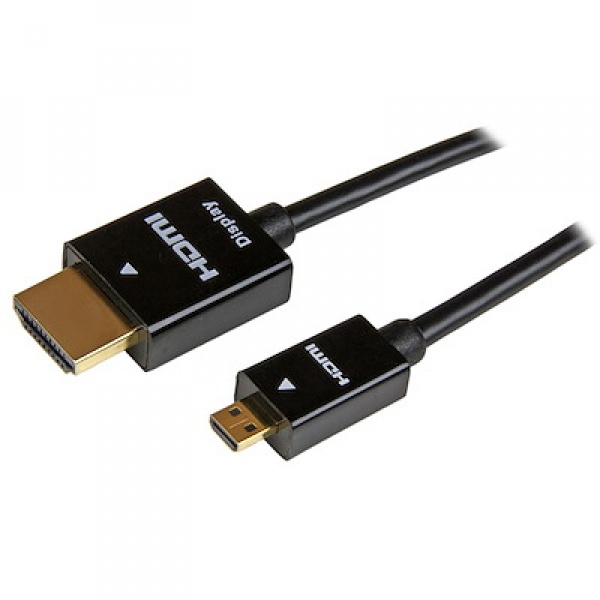 High Speed HDMI-Kabel mit Ethernet - HDMI auf HDMI Micro - Stecker/Stecker 5m